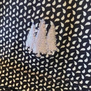 Men's Turtleson Tour Performance Golf Polyester Stretch Polo Shirt Striped Large